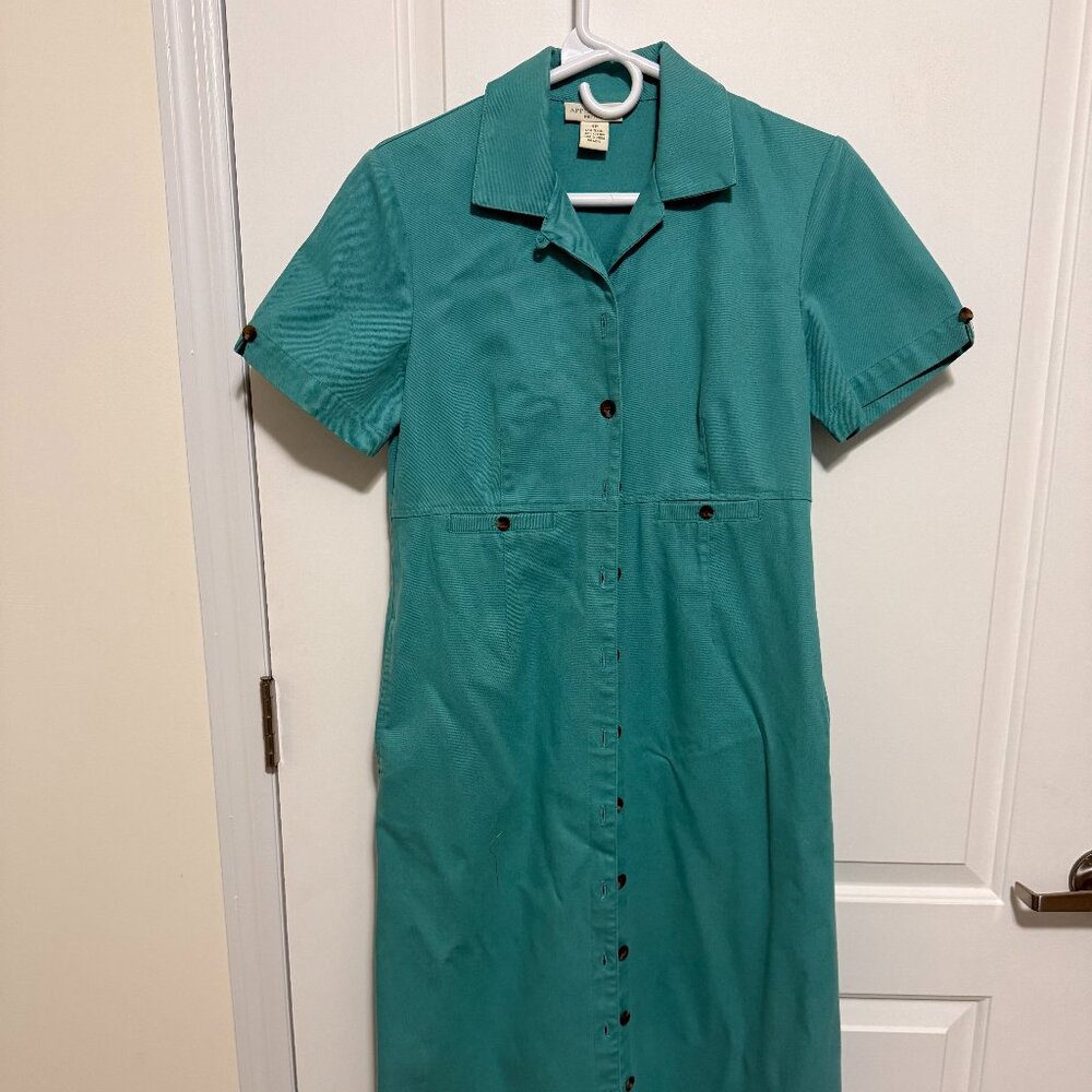 Women’s Button Up Picnic Dress- 4